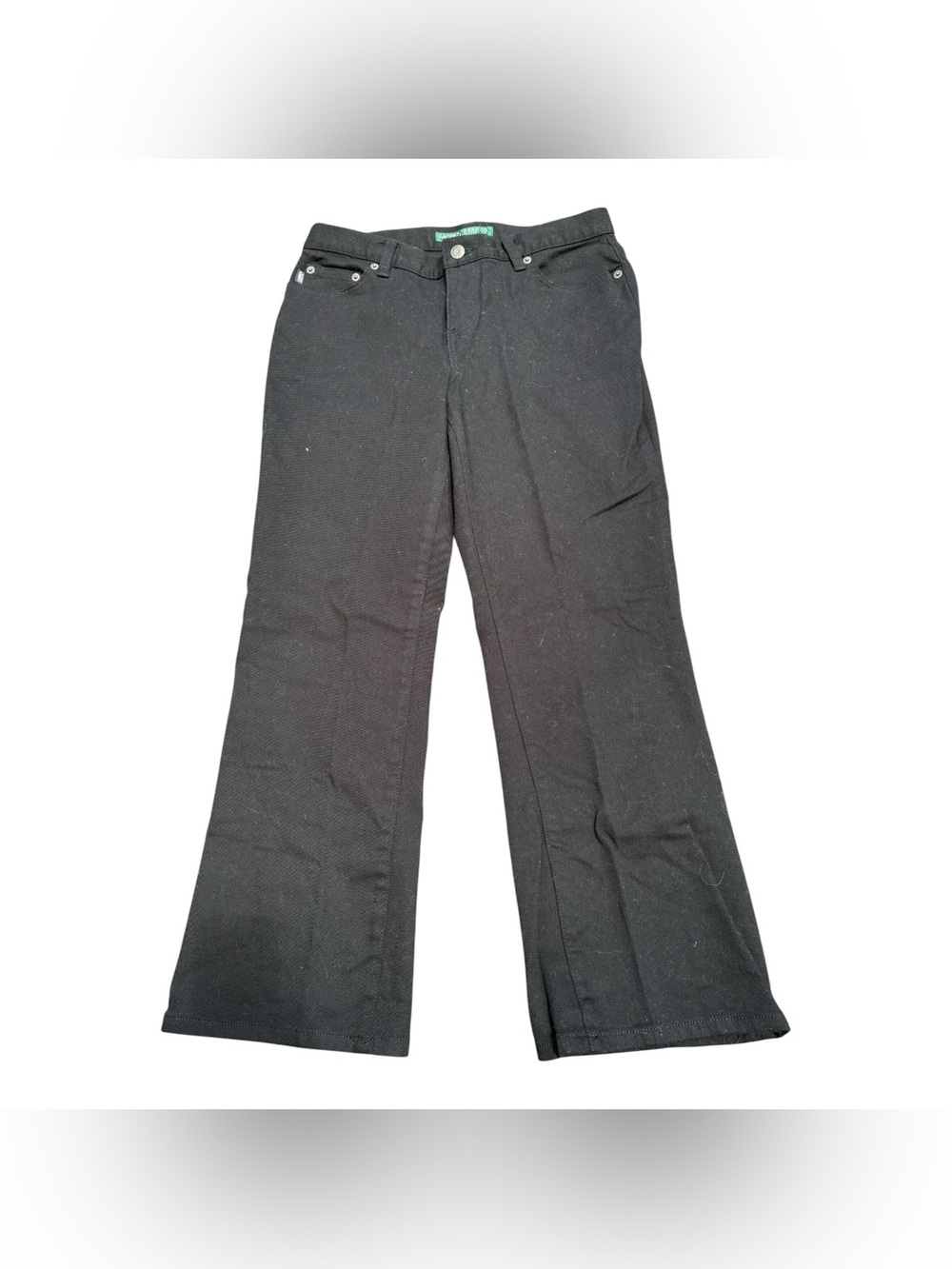 Polo by Ralph Lauren Black Straight-Leg Women's Jeans - Picture 2 of 10